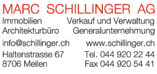 www.schillinger.ch: Schillinger Marc AG, 8706 Meilen.