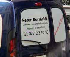 Bartholdi Peter, 8004 Zrich.