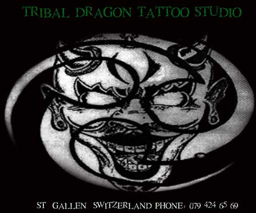 tribal dragon tattoo schweiz st.gallen