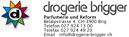 www.drogerie-brigger.ch,         Drogerie Brigger
Mathis ,        3900 Brig                 
