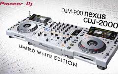 2x Pioneer CDJ-2000 + DJM-900 Limited Edition White