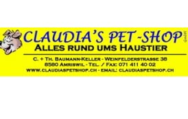 Claudia's Pet-Shop GmbH - Das Fachgeschft
rundumsHeimtier!