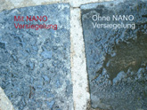 Geruchlose und dauerhafte NANO Technik Stein- und Holz-Versiegelung