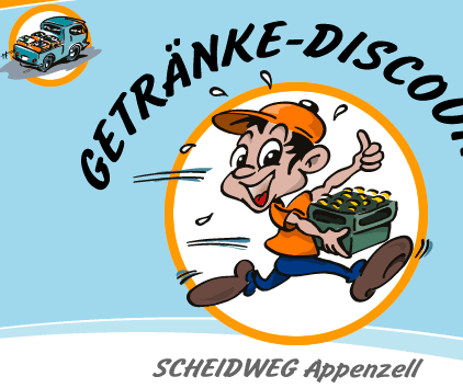 www.getraenke-discount.ch  Getrnkediscount
Scheidweg, 9050 Appenzell.