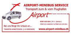Airport-Minibus.ch, Shuttle-Service, Minibus, Flughafen, Transfer, Abholung, Reise, Ferien