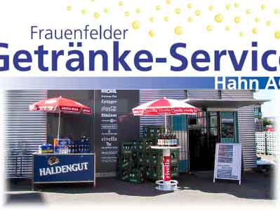 www.getraenke-hahn.ch  Frauenfelder
Getrnke-Service Hahn AG, 8500 Frauenfeld.