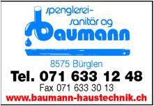 www.baumann-haustechnik.ch: Baumann Spenglerei-Sanitr AG            8575 Brglen TG