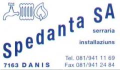 www.spedanta.ch  Spedanta SA, 7163 Danis.