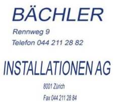 www.baechler-rennweg.ch  Bchler InstallationenAG, 8003 Zrich.