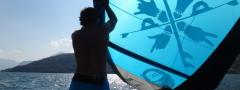 www.kite4you.ch Kiteschule, Wakeboardschule, Stand Up Paddling, Comerseeg
