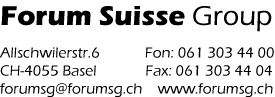 www.g-forum.ch  G-Forum, 4055 Basel.