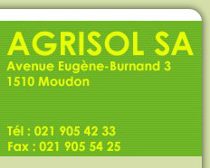 www.agrisol.ch  :  Agrisol A. Meylan SA                                                1510 Moudon