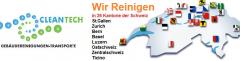 CLEANTECH Reinigung - Umzug GMBH Umzugsreinigung,  Wohnungsreinigung, Broreinigung Zrich Bern Basel Luzern St. Gallen . . . . . .