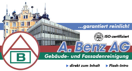 www.benzreinigung.ch  Benz A. AG, 9015 St. Gallen.