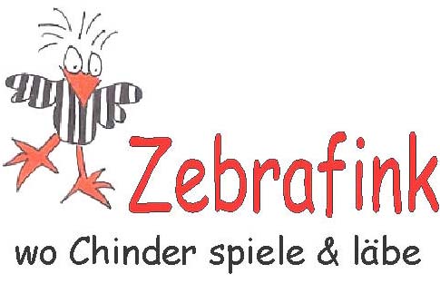 Zebrafink die umfassende Kinderbetreuung