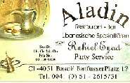 Restaurant Aladin Basel: libanesische und
orientalische Spezialitten Speise Restaurants 