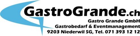 www.gastrogrande.ch  GastroGrande GmbH, 9203
Niederwil SG.