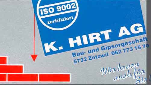 www.khirtag.ch  Hirt Karl AG, 5732 Zetzwil.