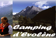 Camping d'Evolne ,  1983 Evolne, 1897 Bouveret