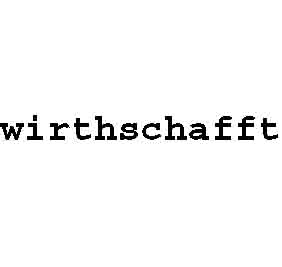 www.wirthschafft.ch  Bernhard Wirth, 8003 Zrich. 