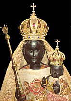 www.diorama.ch     Das Einsiedler Heiligtum   Die
Schwarze Madonna  (Einsiedeln) 