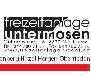 www.freizeitanlage-waedi.ch Untermoosen, 8820Wdenswil. 
