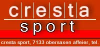 www.crestasport.ch: Cresta Sport Mode AG          7133 Obersaxen Affeier     