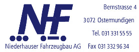 www.nhf-fahrzeugbau.ch  Niederhauser Fahrzeugbau
AG, 3072 Ostermundigen.