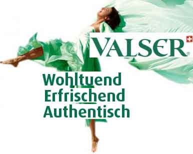 www.valser.ch  Valser Mineralquellen AG, 3065
Bolligen.