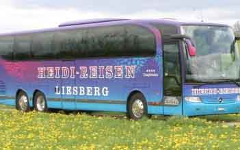 www.heidi-reisen.ch  Heidi - Reisen, 4253
Liesberg.