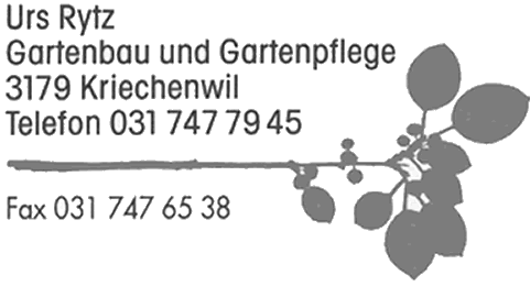 www.rytz-gartenbau.ch  Rytz Urs (-Pauchard),
3179Kriechenwil.