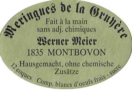 Meringues de la Gruyre  1669 Montbovon