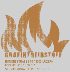 www.grafiktreibstoff.ch  GRAFIKTREIBSTOFF, 6003
Luzern.