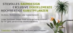 Kunstpflanzen, künstliche Weihnachtsbäume in Premium-Qualität sowie Exklusives Raumdesign - günstig kaufen bei greendeco.ch