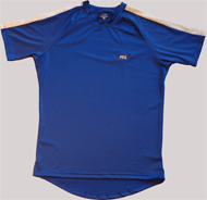 Kurzarm-Shirt Stripe blau/weiss