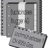 www.brugger-buch.ch  Buchbinderei Brugger AG, 9056
Gais.