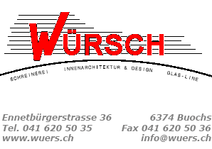 www.wuers.ch  Hans-Peter Wrsch, 6374 Buochs.