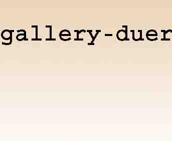 www.gallery-duer.com  Dr Galerie, 8134 Adliswil.