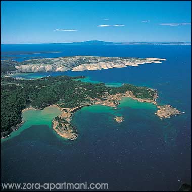 Urlaub in Kroatien, Insel Rab, Lopar -
ApartmentsZora