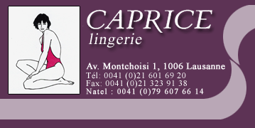 www.caprice-lingerie.net: Caprice      1003 Lausanne