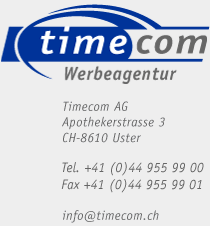 www.timecom.ch  Timecom AG, 8610 Uster.