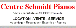 www.schmidt-pianos.ch: Centre Schmidt Pianos                   1260 Nyon 