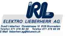 www.lieberherrelektro.ch  Elektro Lieberherr AG,
9125 Brunnadern.