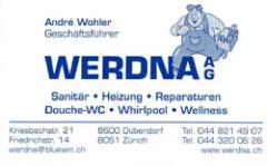 www.werdna.ch  WERDNA AG, 8600 Dbendorf.