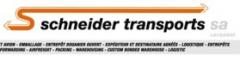 www.schneidersa.ch                     SCHNEIDER
TRANSPORTS SA,       1122 Romanel-sur-Morges     
