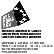 www.europasphalt.com  Europische Gussasphalt
Vereinigung, 3007 Bern.