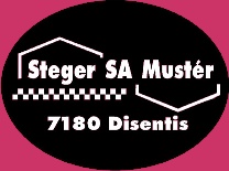www.steger-sa.ch  Steger S. SA, 7180Disentis/Mustr.