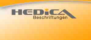 www.hedica.ch  Hedica Beschriftungstechnik AG,
2558 Aegerten.