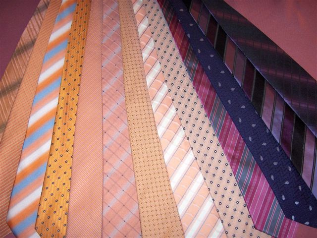 500 verschiedene Krawatten
