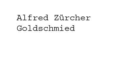 www.alfredzuercher.ch Goldschmiede Alfred Zrcher,
6023 Rothenburg. 